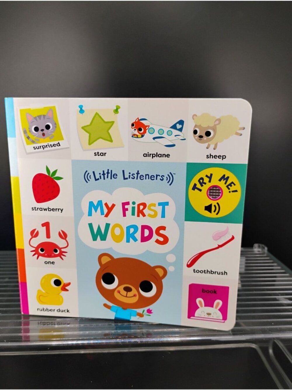 Little Listeners Sound Book My First Words Interactive Board